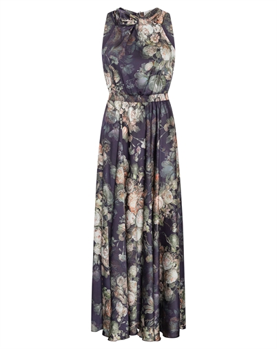 KARMAMIA Copenhagen - Florence Kleid - Indigo Bloom